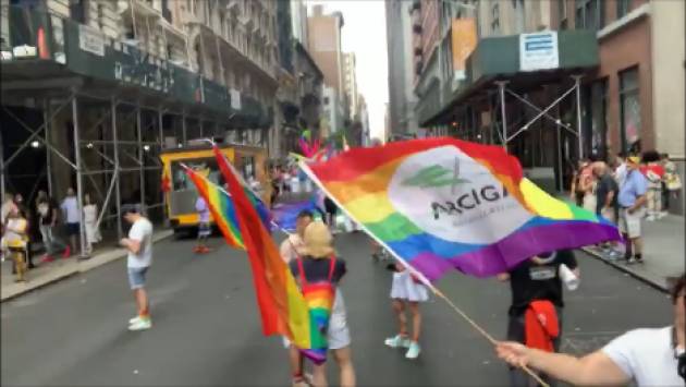 (Video)  A cinquant’anni da Stonewall  Gabriele Piazzoni con ArciGay Italia al GayPride2019 di  New York