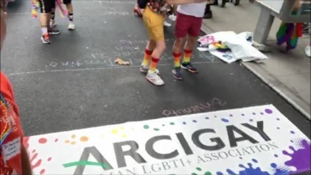 (Video)  A cinquant’anni da Stonewall  Gabriele Piazzoni con ArciGay Italia al GayPride2019 di  New York