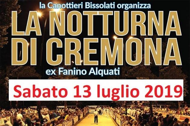 Alla Bissolati 7^ edizione della  'Notturna di Cremona’  TENTATIVO RECORD DEL MONDO E STAGE FORMATIVO