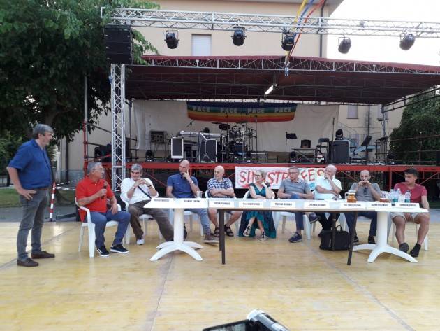 Alla Festa della Sinistra di Gussola si  è parlato  di sport, i giovani e la società |Video G.C.Storti