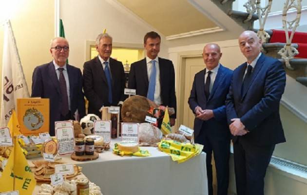 Il cibo Made in Italy arriva anche negli stadi con Coldiretti