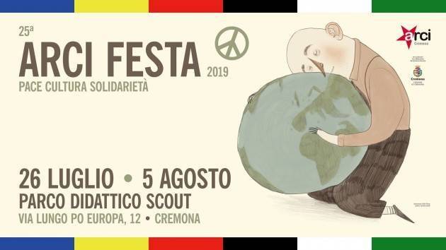 Cremona Stasera venerdì  26 luglio, al via la 25ª Arci Festa 2019 a Parco Didattico Scout