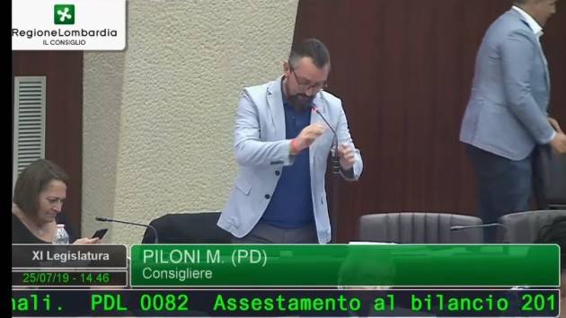 Intervento Piloni (Pd) Spinte ed insulti  UNA BRUTTA PAGINA DEL CONSIGLIO REGIONALE Lombardo