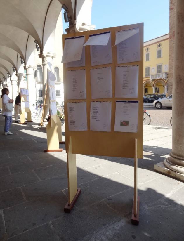 Crema 24esima edizione di Poesia A Strappo  intitolata  Mattino : sabato14 e 15 settembre