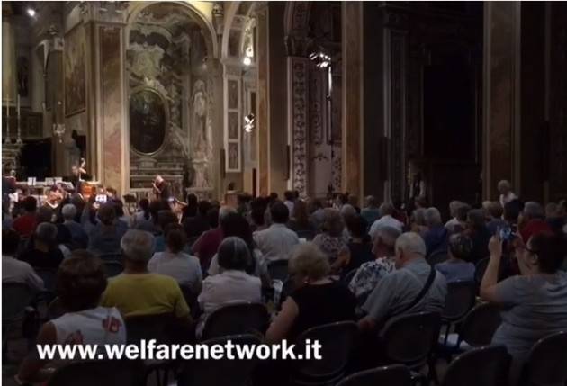 Trasferta in terra cremasca domenica 28 luglio per la nutrita pattuglia di musicisti del Cremona International Music Academy (Video E. Mandelli) 