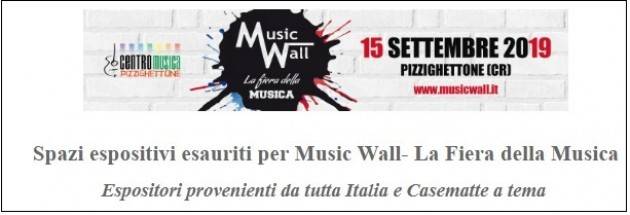 Pizzighettone in attesa  del Music Wall - La Fiera della Musica il 15 settembre