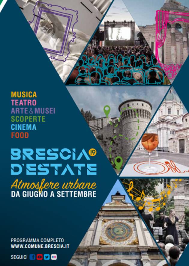 BRESCIA D’ESTATE, ATMOSFERE URBANE LE INIZIATIVE IN PROGRAMMA LUNEDÌ 19 AGOSTO