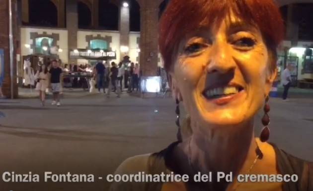 FestaUnità2019 Crema Ombrianello Cinzia Fontana (Pd) : No alle parole d’odio (Video E.Mandelli)