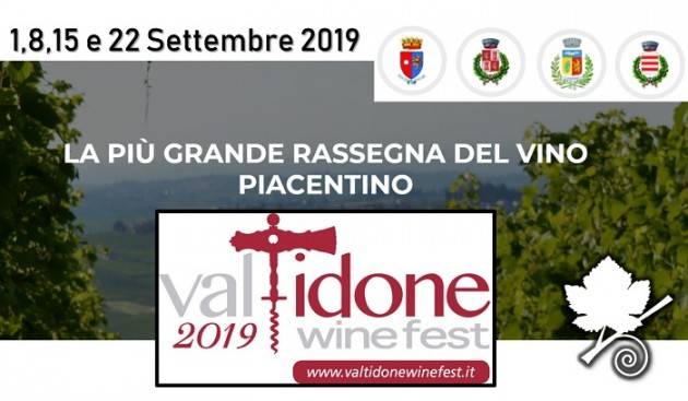 Il Valtidone Wine Fest festeggia il decimo anniversario: ‘Insieme per promuovere le nostre eccellenze’