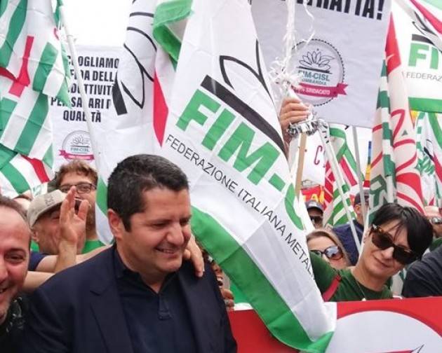 Gruppo CNHI  Dichiarazione del Segretario generale Fim Cisl Marco Bentivogli