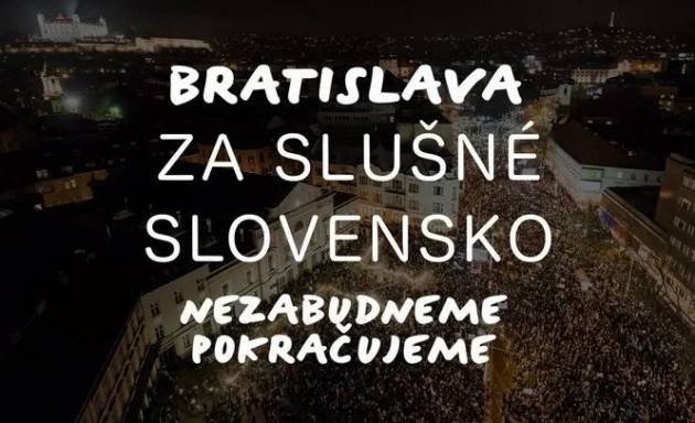 ‘Za slušné Slovensko’ ( Per una Slovacchia dignitosa ) una nuova protesta di piazza il 20 settembre