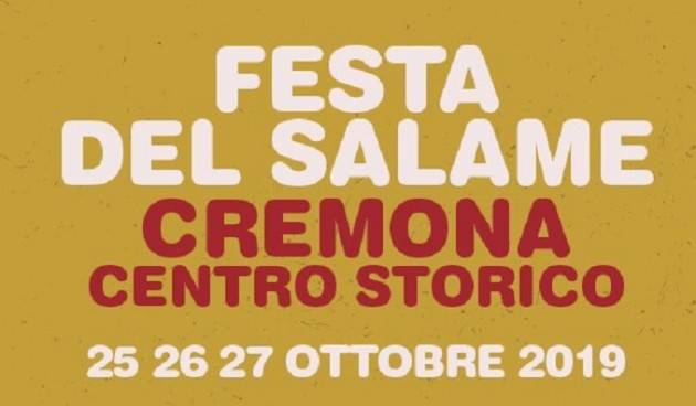 Ritorna a Cremona la Festa del ‘Salame’ dal 25 al 27 ottobre