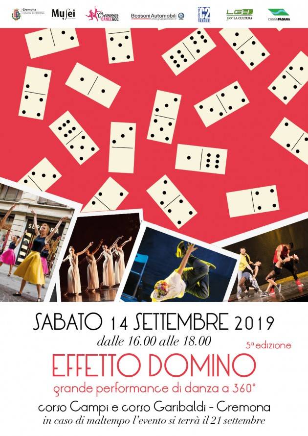 Cremona Sabato 14 settembre Effetto Domino in corso Campi e corso Garibaldi