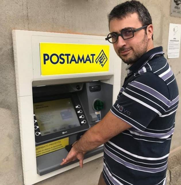 Il sindaco Michel Marchi ( Gerre de Caprioli) soddisfatto per L'INIZIO DI UNA NUOVA ERA...con Poste Italiane