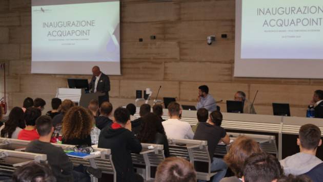 Inaugurato oggi un Acquapoint al Campus di Cremona