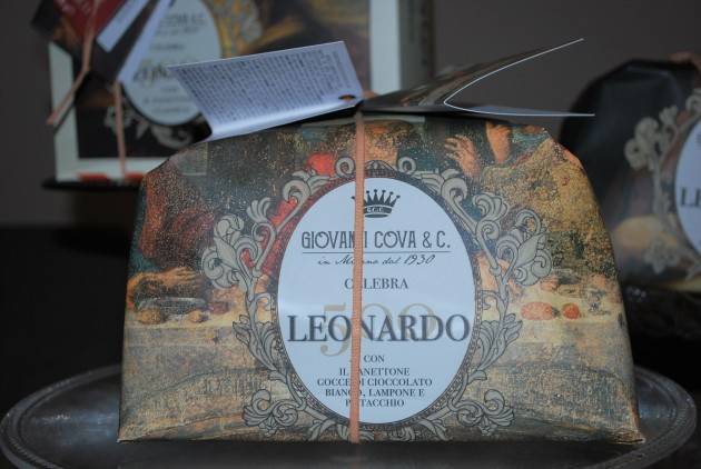 Milano GIOVANNI COVA & C. CELEBRA IL GENIO DI LEONARDO DA VINCI.