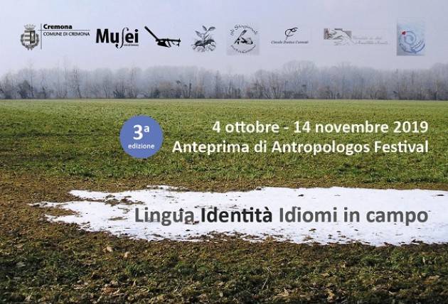 Venerdì 4 ottobre prende il via Anteprima Antropologos