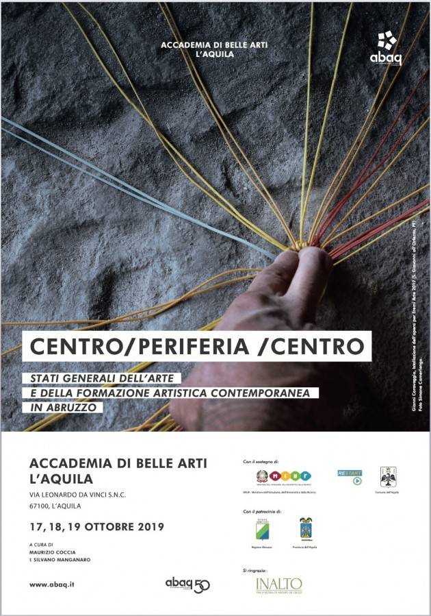 CENTRO/PERIFERIA/CENTRO STATI GENERALI DELL’ARTE E DELLA FORMAZIONE ARTISTICA