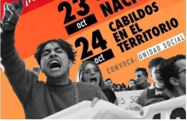 Esteri Cile, due giorni di sciopero generale contro Piñera