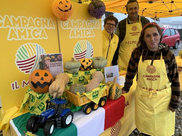 Coldiretti Halloween, ‘Zucca Day’ al Mercato di Campagna Amica Avvio a Pizzighettone poi  Crema e Cremona