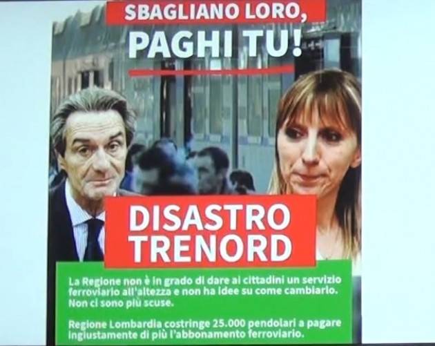 Matteo Piloni (Pd) Basta Trenord! Firma anche tu. La settimana in Cons Reg Lombardia del 25 ottobre 2019 (Video)