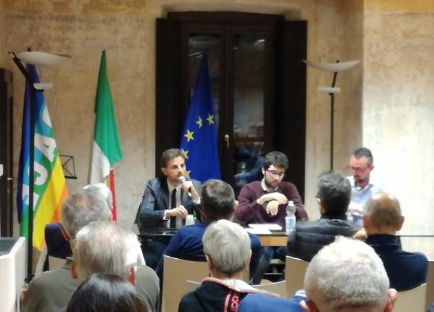 Romanengo Incontro Matteo Piloni (Pd)  e Marco Degli angeli ( M5s), buona la prima