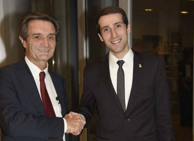 LNews-NUOVO PRIMATO PER REGIONE LOMBARDIA, PRESIDENTE FONTANA PARLA CON PALAZZO PIRELLI ATTRAVERSO UN COLLEGAMENTO 'VIA LUCE'