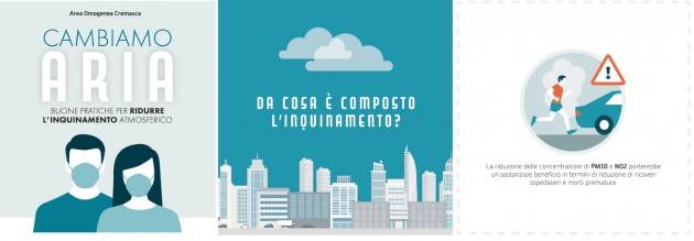 Cambiamo aria In distribuzione in tutto il Cremasco  la guida per ridurre l’inquinamento atmosferico