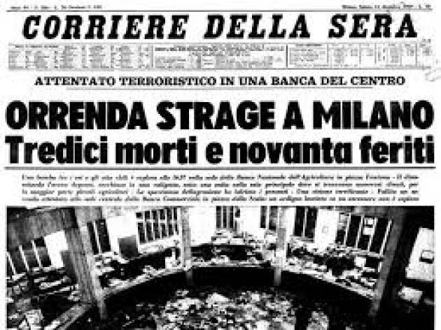 Anpi Crema Iniziativa nel 50º ANNIVERSARIO DELLA STRAGE DI PIAZZA FONTANA il 22 e 24 novembre