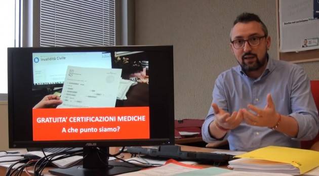 Matteo Piloni (PD) Certificati d’invalidità ancora a pagamento. Settimana in Consiglio Lombardia  dell’8 novembre  2019-video