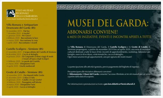 Musei del Garda: 6 mesi di iniziative, eventi e incontri aperti a tutti