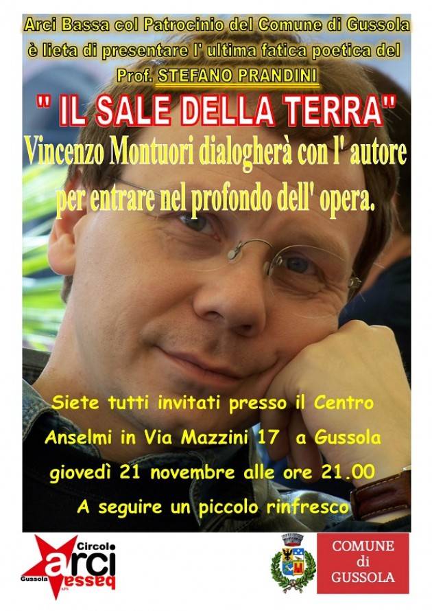 Gussola Vincenzo Montuori presenta il ‘Sale della terra’ di Stefano Prandini