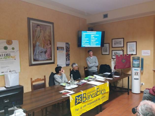 Soncino ha ospitato l’assemblea dei soci  di Banca Etica Cremona