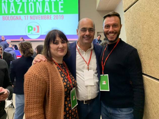A Bologna alla convention del PD presenti Santo Canale e Greta Savazzi  di Cremona