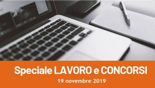 Informa Giovani Cremona SPECIALE LAVORO E CONCORSI del 19 novembre 2019