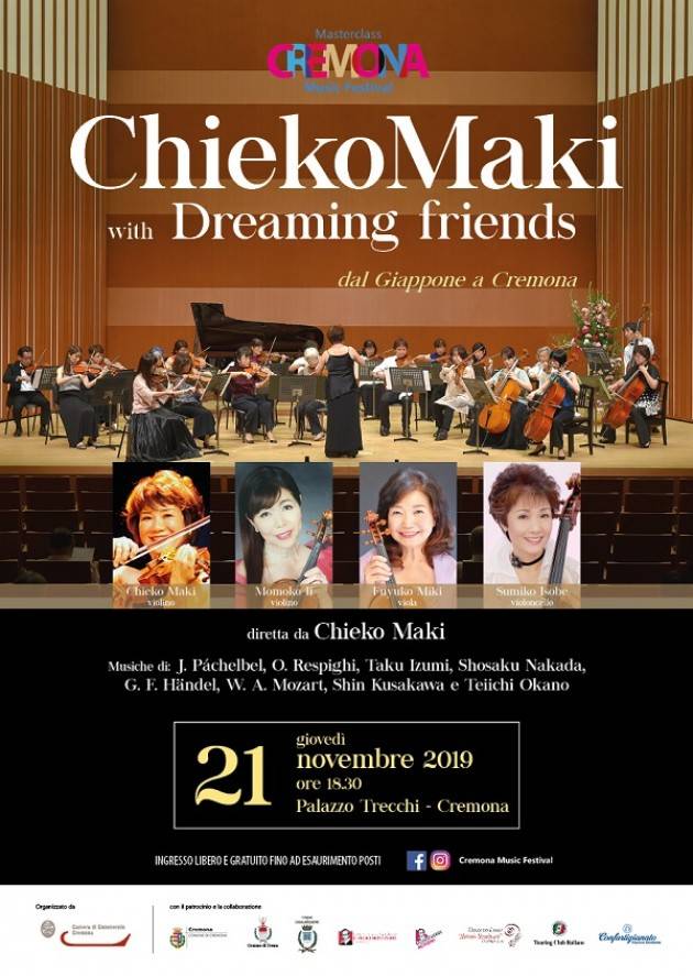 ChiekoMaki with Dreaming friends dal Giappone a Cremona