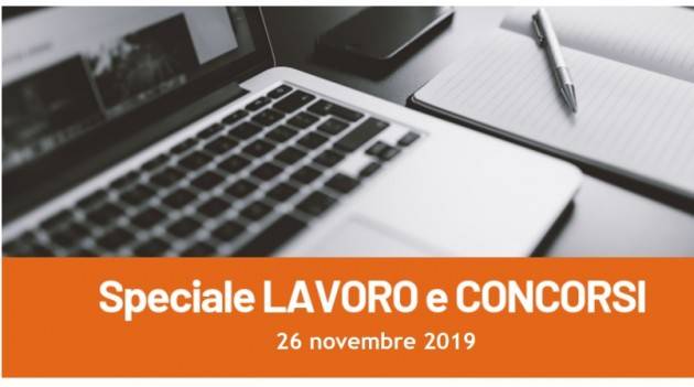 Informa Giovani Cremona SPECIALE LAVORO E CONCORSI del 26 novembre 2019