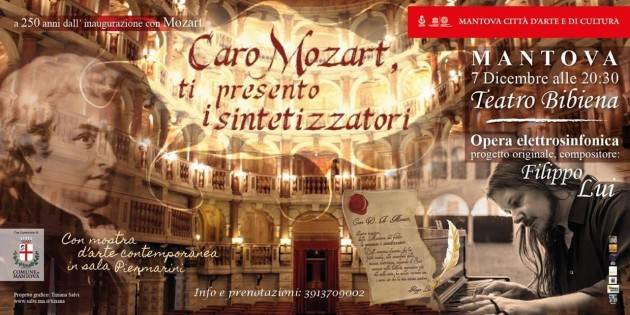 LNM Filippo Lui pianista e compositore  al Teatro Bibiena di Mantova il 7 Dicembre