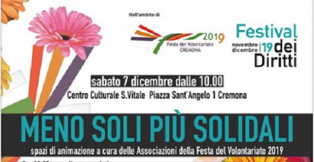 “Meno Soli Più Solidali” il 7 dicembre a San Vitale