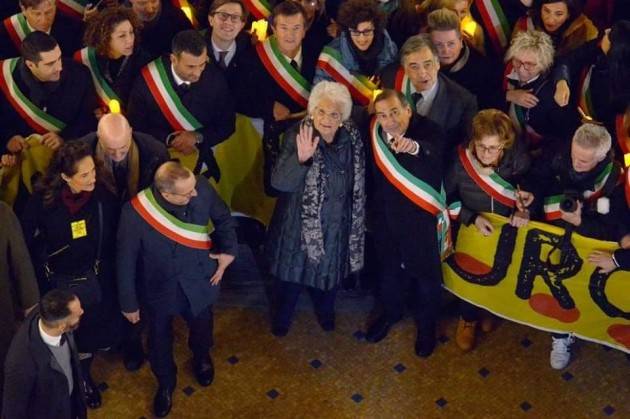 L’ODIO NON HA FUTURO. Bonaldi,  Galimberti, Piloni a Milano  alla marcia a sostegno di Liliana Segre