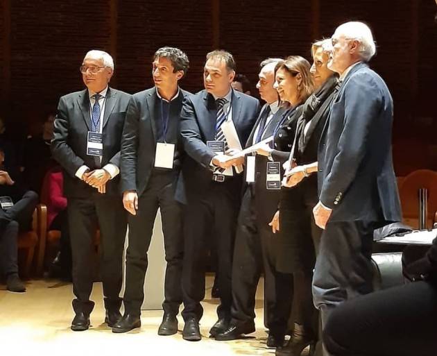 Assemblea 70° CNA  Autostrada CR-MN o Riqualificazione SP10.Ministro De Micheli e Ass.Regonale Terzi non trovano l’accordo (Video G.C.Storti)