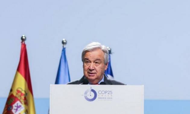Il fallimento della COP25 di Madrid: la delusione di Guterres e del mondo