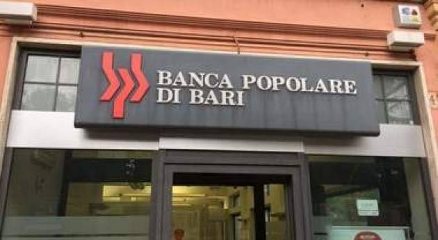 Federconsumatori Il caso Banca Popolare di Bari