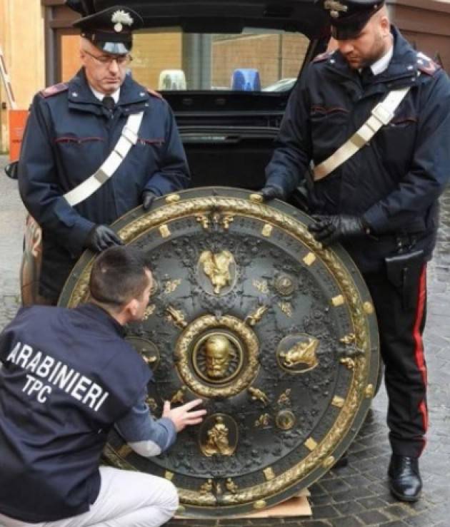 Ritrovato lo scudo di Garibaldi