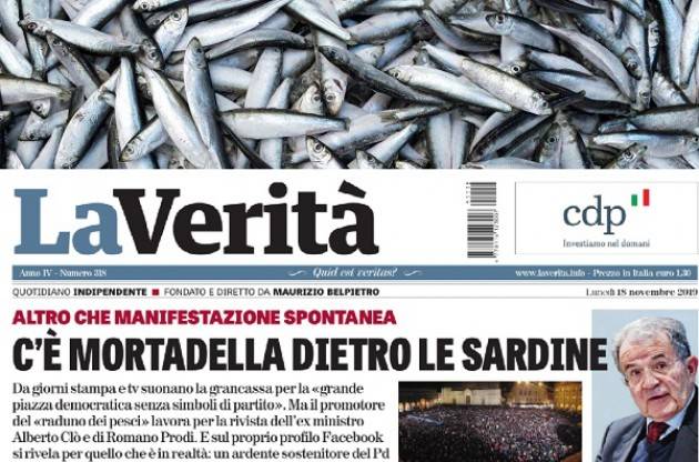 L'ECO FORUM DEI LETTORI - Sardine in salsa piddina? Quando il pesce puzza dalla testa...