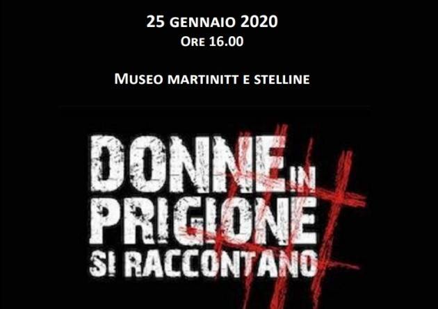 MILANO, 23 GENNAIO  DOCUFILM ‘DONNE IN PRIGIONE SI RACCONTANO’ DI JO SQUILLO AL MUSEO MARTINITT E STELLINE