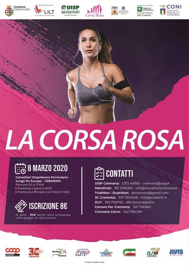 News UISP Cremona : Corsa Rosa e  Premio Mimosa