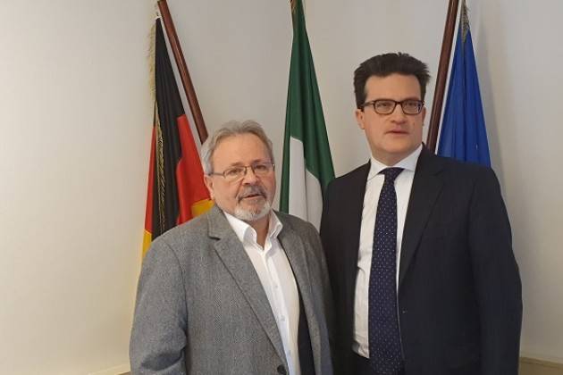 Il presidente del Comites di Hannover Giuseppe scigliano  incontra il Console Generale di Hannover Giorgio Taborri