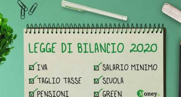 Legge di Bilancio 2020: le principali misure dedicate alle imprese