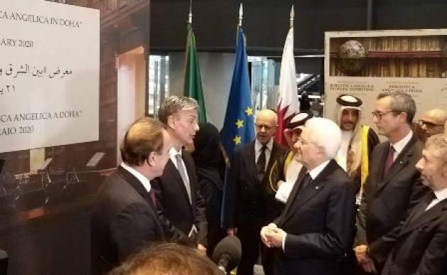 DOHA: MATTARELLA INAUGURA LA MOSTRA DI DANTE E AMBASCIATA